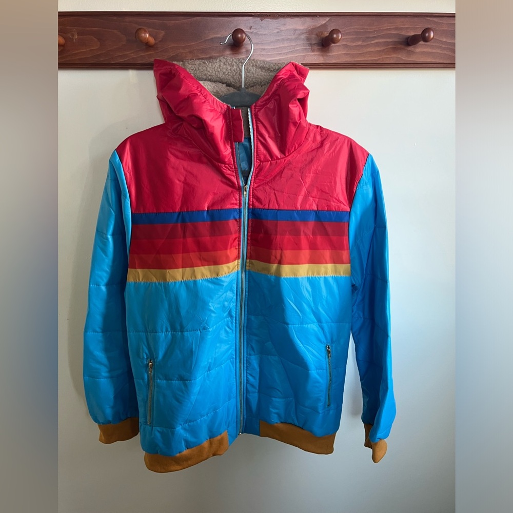 Lightweight vintage stripe jacket- so fun!